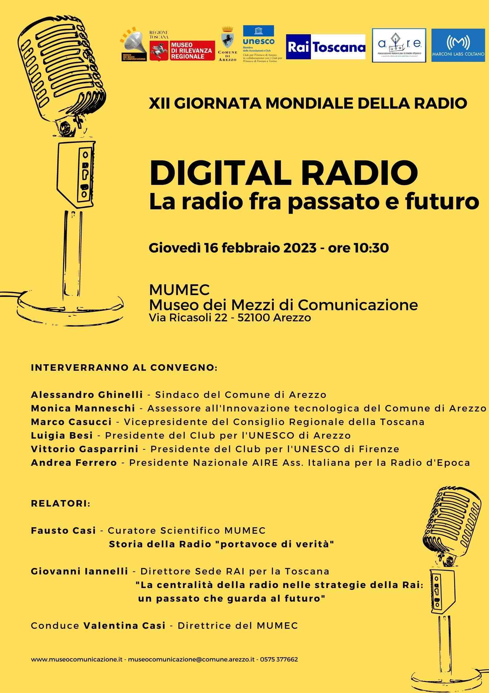 Locandina MUMEC Radio 2023