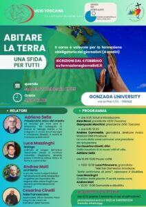 il 22 febbraio formazione sull'ambiente con Ucsi Toscana
