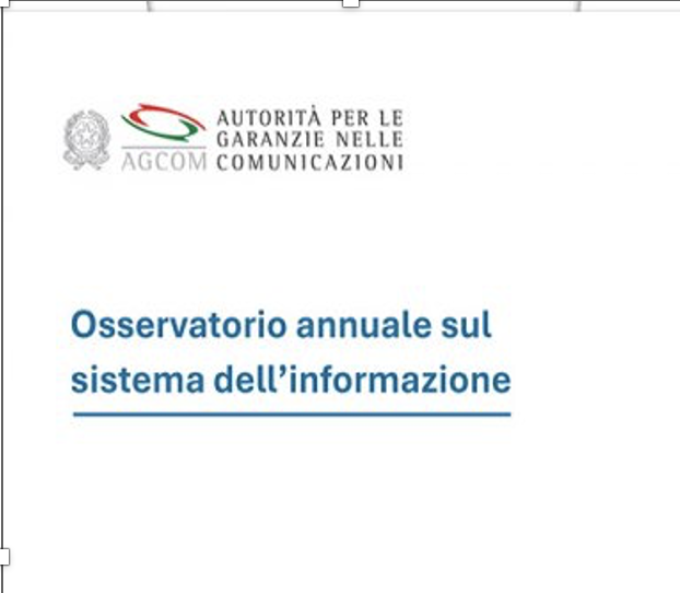 per l'Osservatorio Agcom la Rete è il principale mezzo di informazione per gli italiani