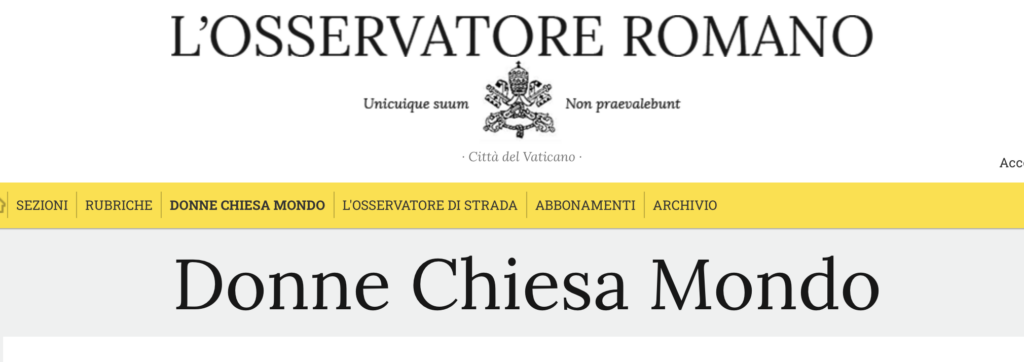 il nuovo numero di donne chiesa mondo