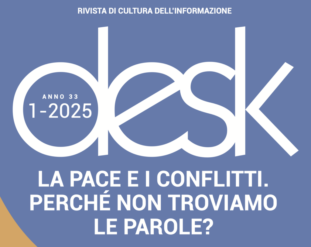 on line l'ultimo numero della rivista Desk