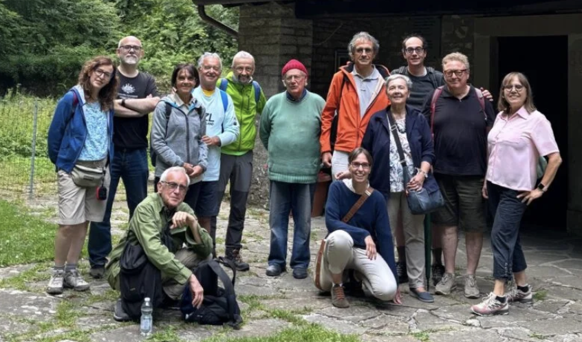 giornalisti dell'Emilia Romagna nell'eremo