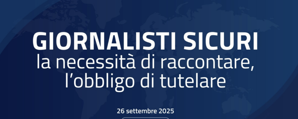giornalisti sicuri nelle zone di guerra: seminario a Roma