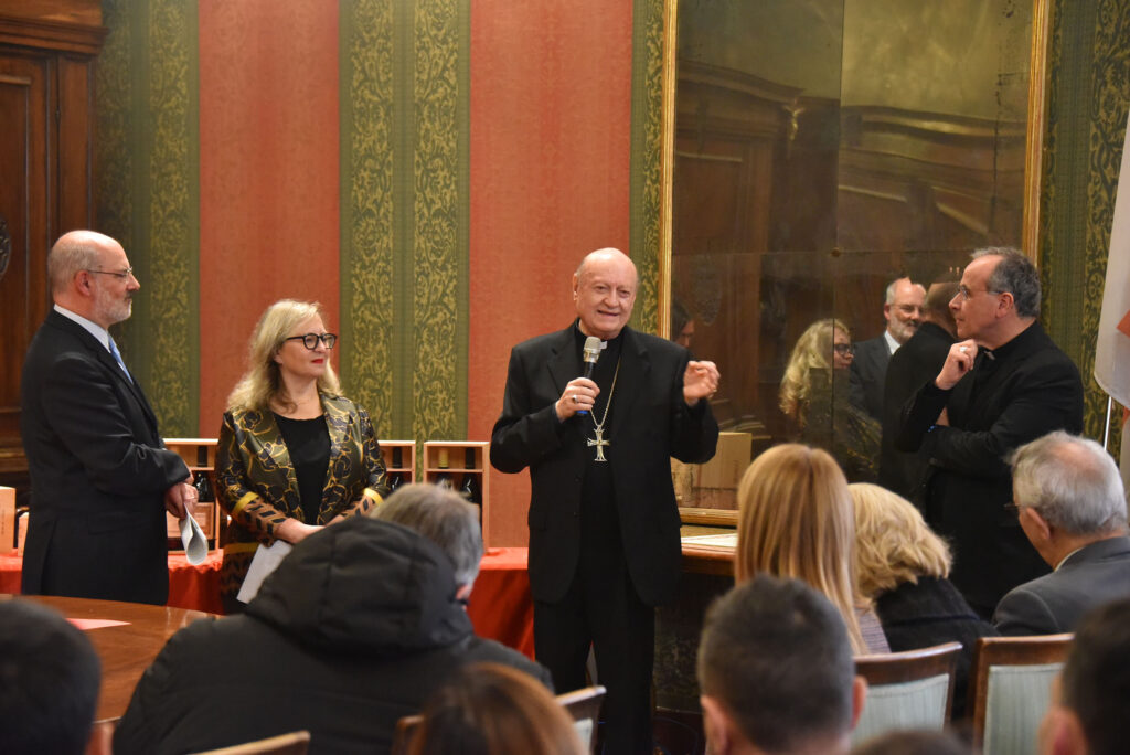 il cardinal Ravasi al premio 'Natale Ucsi' del 2024