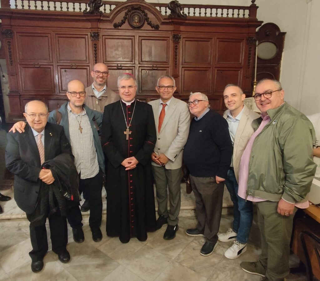 l'incontro dell'Ucsi con l'arcivescovo di Palermo