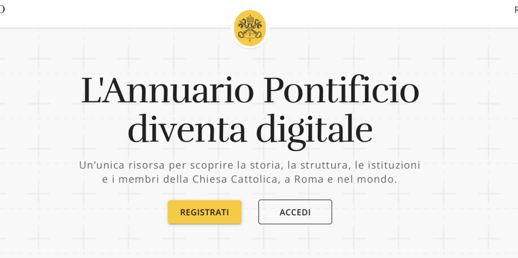 Screenshot 2025-12-11 alle 21.45.53 l'annuario pontificio diventa digitale