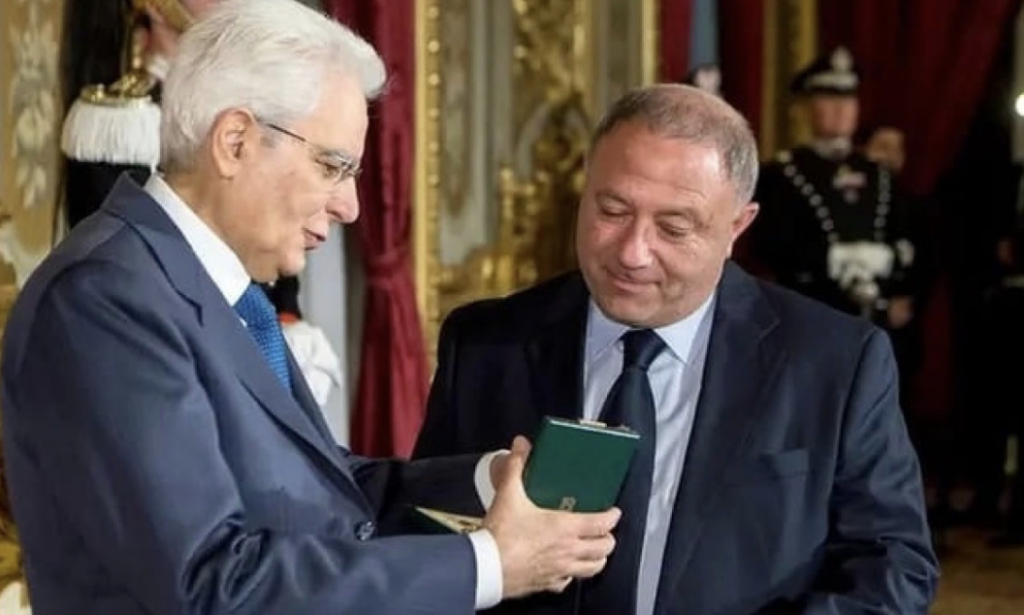 Screenshot 2026-02-16 alle 21.55.56 Michele Albanese con il presidente Mattarella