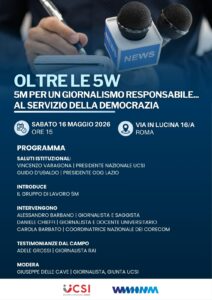 il viaggio delle 5M nella sede Ucsi di Roma