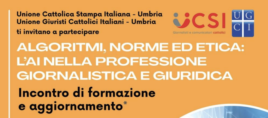 giornalisti e giuristi alle prese con l'IA: corso il 23 maggio