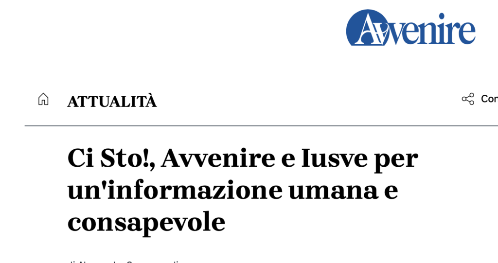 Ci sto! Umani per scelta