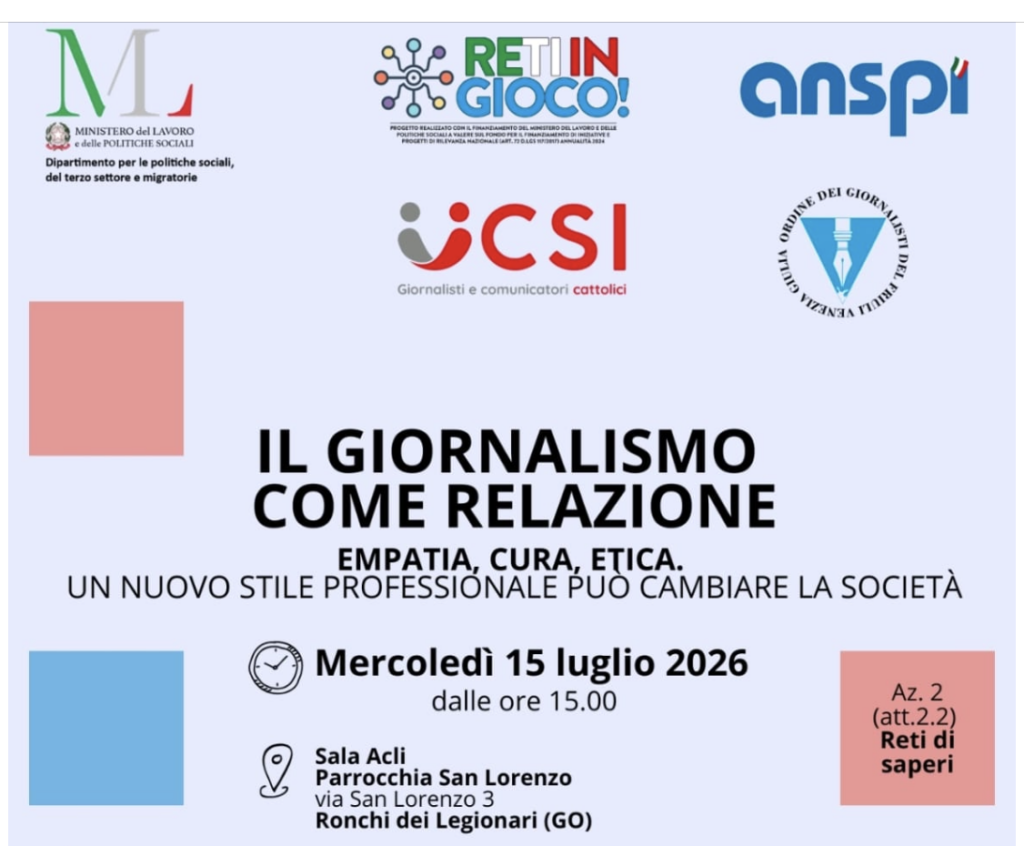 il giornalismo come relazione
