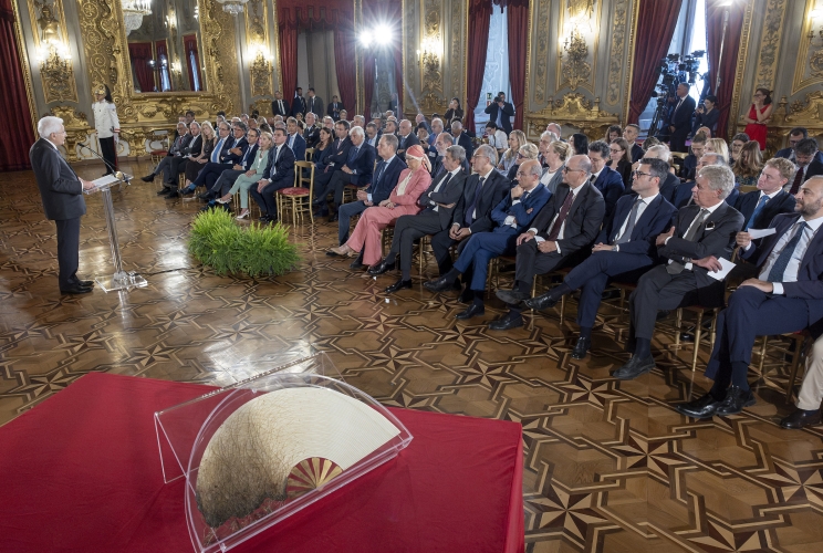 quirinale_30luglio la cerimonia del Ventaglio al Quirinale